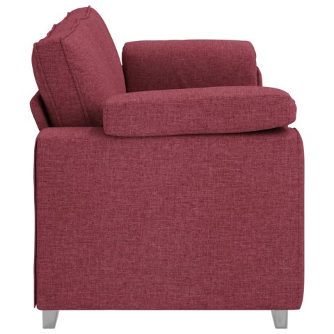 Sofa 178cm Czerwone wino tkanina