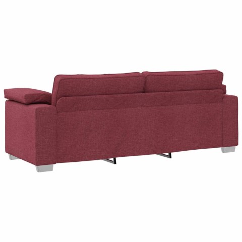 Sofa 178cm Czerwone wino tkanina
