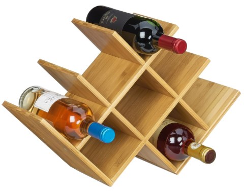 Stojak na wino SOLARIS naturalny