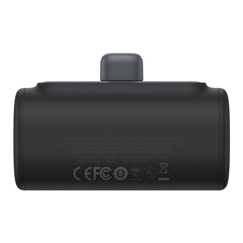 Powerbank Baseus Compact 5000mAh USB-C (czarny)