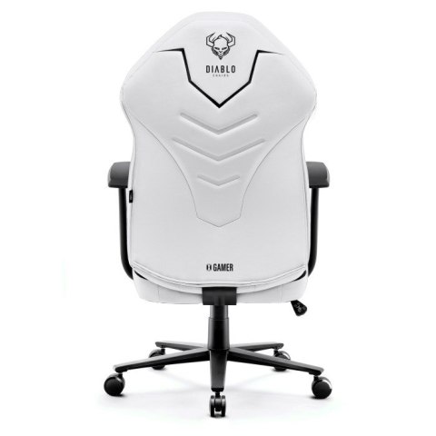 Fotel gamingowy DIABLO X-GAMER fotel czarno-biały (WYPRZEDAŻ)