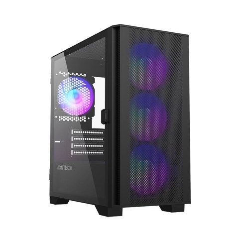 CASE MIDITOWER MATX W/O PSU/AIR 100 ARGB (B) MONTECH