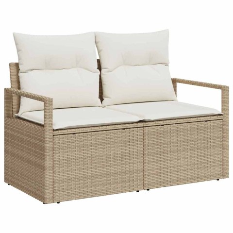 Zestaw Sof na Ogród 11 pcs beżowo-biały