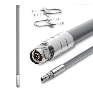 Antena LoRa Qoltec 12dBi | dookólna | zewnętrzna | włókno szklane | 868 MHz | 1.5m