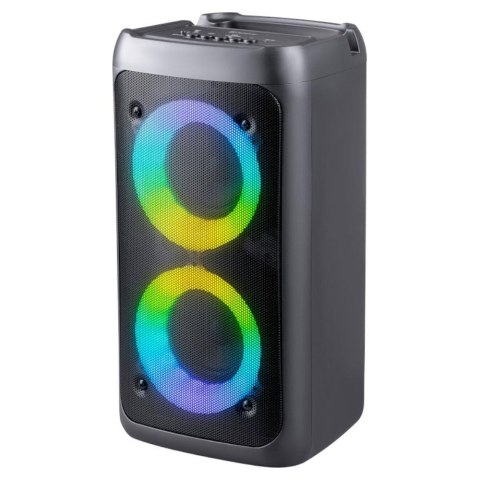 Głośnik Defender BOOMER 20 Bluetooth 20W MP3/FM/SD/USB/AUX/TWS/LED/MIC KARAOKE czarny