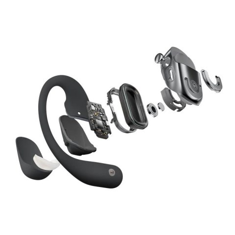 Słuchawki bezprzewodowe douszne Shokz OpenFit 2+ Czarne