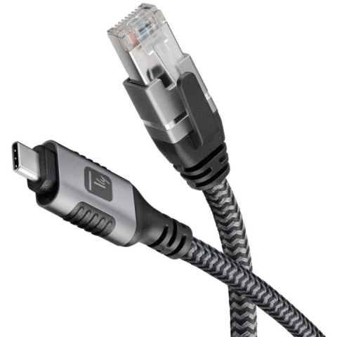 TECHLY ADAPTER/KABEL SIECIOWY USB-C NA GIGABIT ETHERNET RJ45 3M