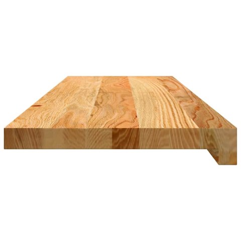 Stopnie schodowe, 12 szt. brązowe 80x25x2cm lite drewno dębowe
