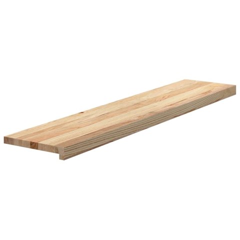Stopnie schodowe, 20 szt. surowe 120x30x2cm lite drewno dębowe
