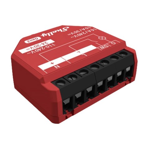 Zestaw 4 Sterowników Shelly 1PM Gen3 WiFi/Bluetooth