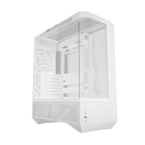 Obudowa komputerowa Darkflash DY460 (Biała) + 4 wentylatory ARGB