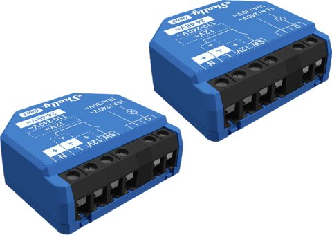 Zestaw 2 sterowników Shelly 1 Gen3 WiFi/Bluetooth