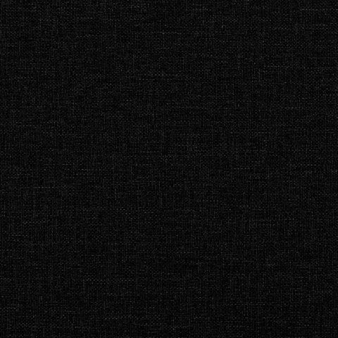Łóżko kontynentalne z materacem, czarne, tkanina 160x200 cm