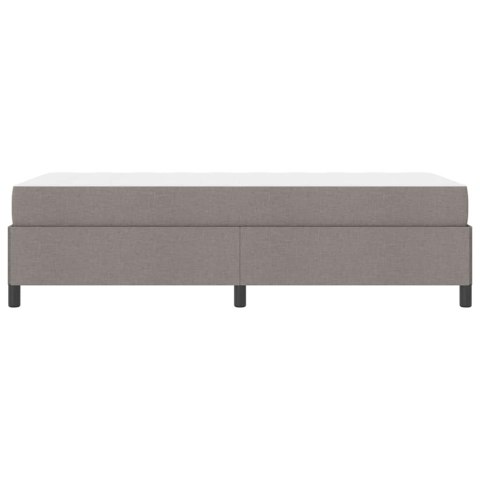 Łóżko sprężynowe Ciemnoszary 100 x 200 cm tkanina