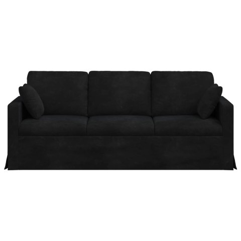 Sofa 180cm Czarny Metal