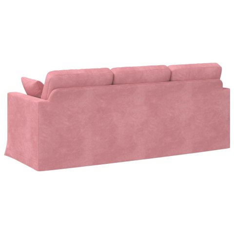 Sofa 180cm Różowy Metal
