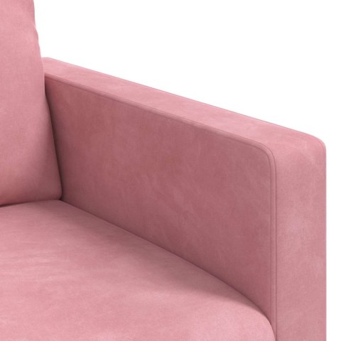 Sofa 180cm Różowy Metal