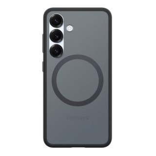 Etui silikonowe plecki Spigen Capella MagFit do Samsung Galaxy S25 - czarne