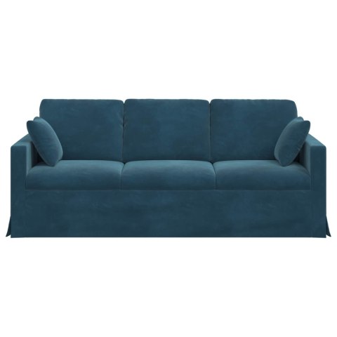 Sofa 180cm Niebieski Metal
