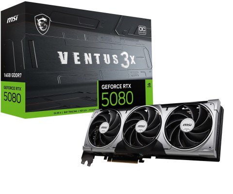 Karta graf. MSI RTX 5080 16G VENTUS 3X OC