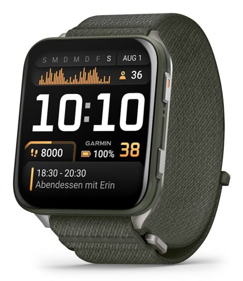 Zegarek sportowy Garmin Venu X1, moss