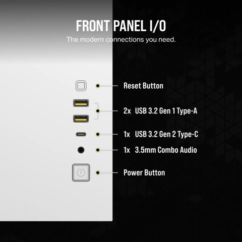 Obudowa Corsair 2500X RGB ICUELINK WHITE
