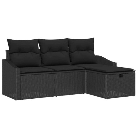 Zestaw Sof z poduszką 4 pcs polirattan