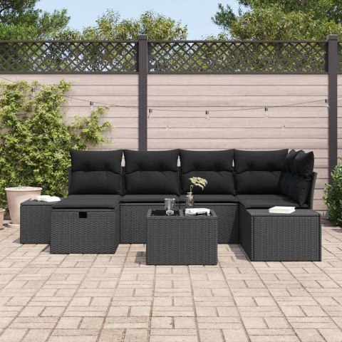 Zestaw Sof z poduszką 6 pcs polirattan