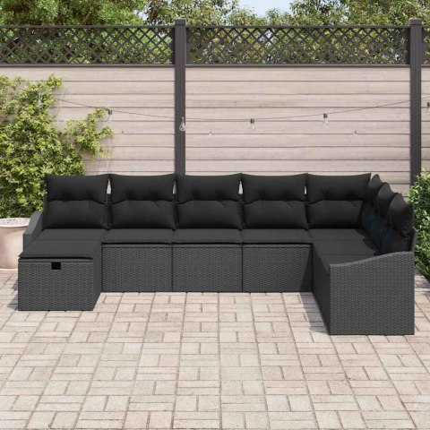 Zestaw Sof z poduszką 8 pcs polirattan