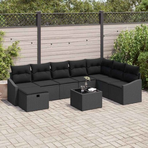 Zestaw Sof z poduszką 8 pcs polirattan