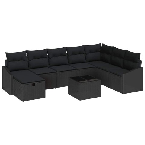 Zestaw Sof z poduszką 8 pcs polirattan
