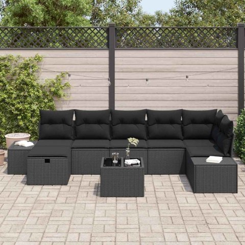 Zestaw Sof z poduszką 8 pcs polirattan