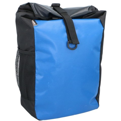 SAKWA TORBA ROWEROWA WODOSZCZELNA TYLNIA NA BAGAŻNIK NIEBIESKA 15L DUNLOP