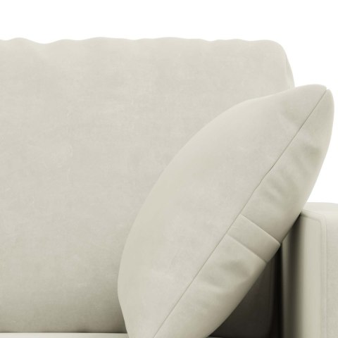 Sofa 2 pcs Kremowy