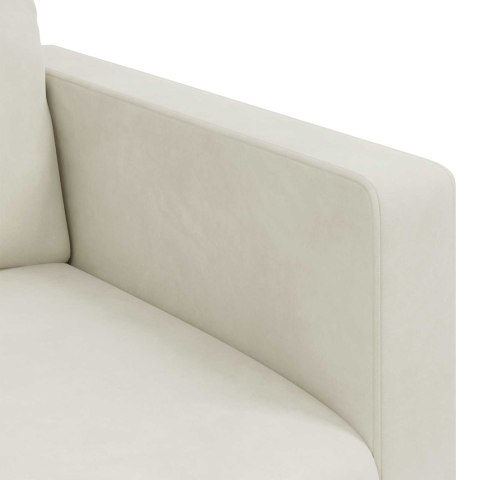 Sofa 2 pcs Kremowy