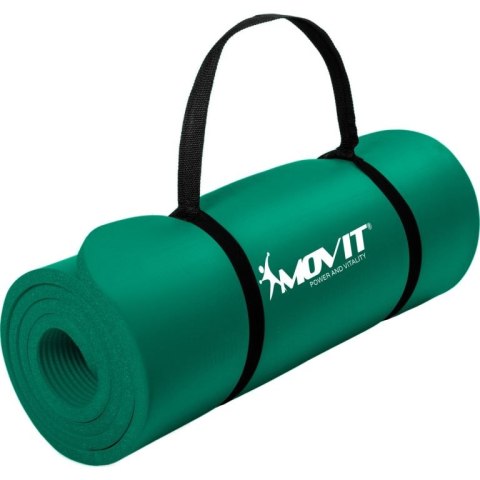 Mata gimnastyczna Movit 183 x 60 x 1 cm - ciemno zielona