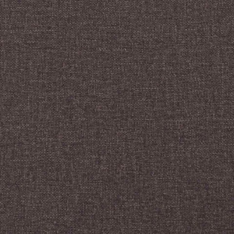 Łóżko sprężynowe z materacem Ciemny brąz 140 x 200 cm tkanina