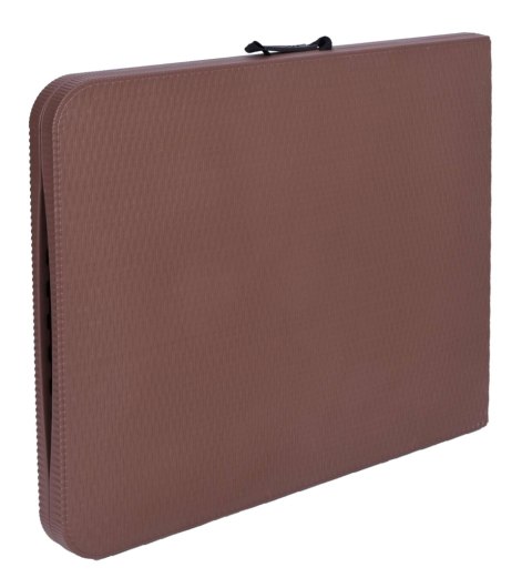 Stół bankietowy składany w walizkę RATTAN 180x74x74,5 brązowy