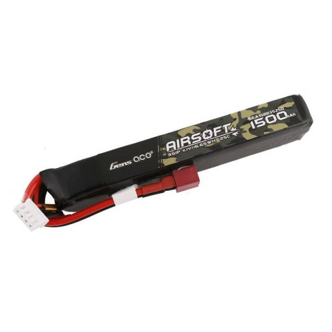 Akumulator Gens ace 25C 1500mAh 3S1P 11.1V Airsoft Gun Lipo z konektorem T Plug