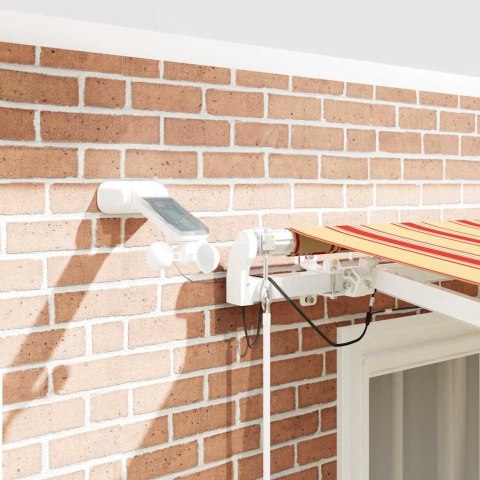 Markiza zwijana Ze LED Lights Żółty i pomarańczowy 350 x 250 cm