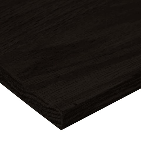 Stopnie schodowe 12 szt. brązowe 90x30x2 cm lite drewno dębowe