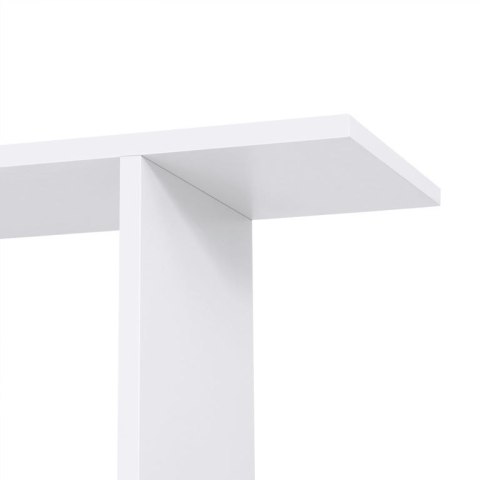 Regał biały 6 półek VASAGLE - minimalistyczny i pojemny