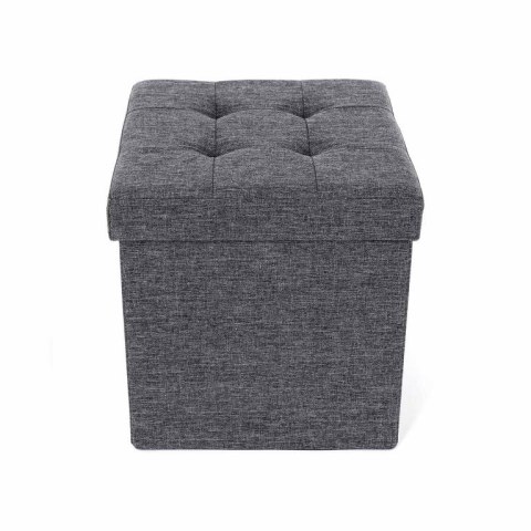 Taboret składany SONGMICS ciemnoszary 38x38x38 cm 40 l