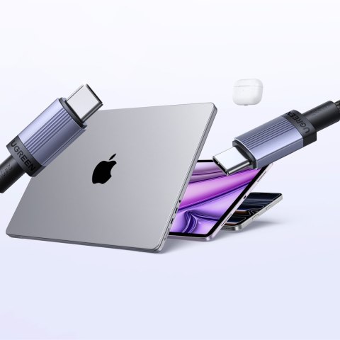 Kabel przewód USB-C PD 240W 3m - czarny
