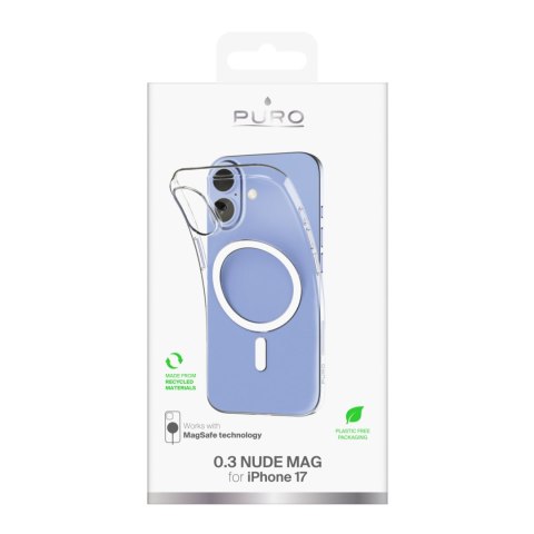 Etui case na iPhone 17 TPU 0.3 MAG Ultra-Slim MagSafe - przezroczyste