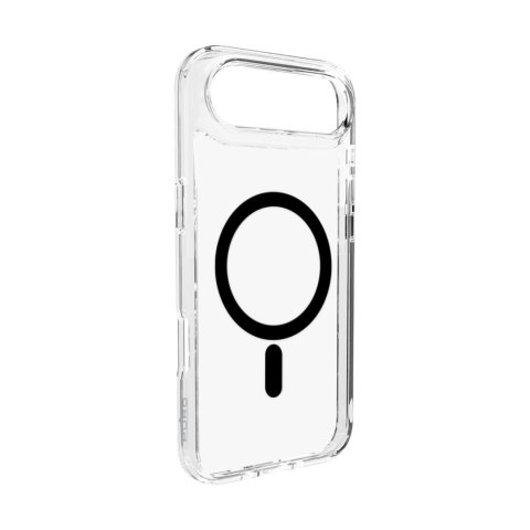 Etui plecki case na iPhone 17 Air TPU PC Lite Mag MagSafe - przezroczyste czarny pierścień
