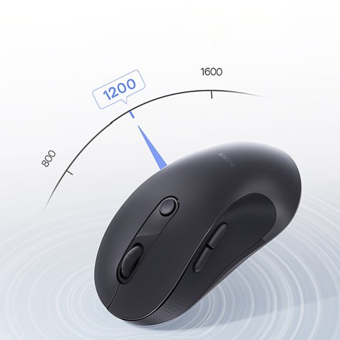 Mysz bezprzewodowa ergonomiczna Bluetooth F02 - czarna