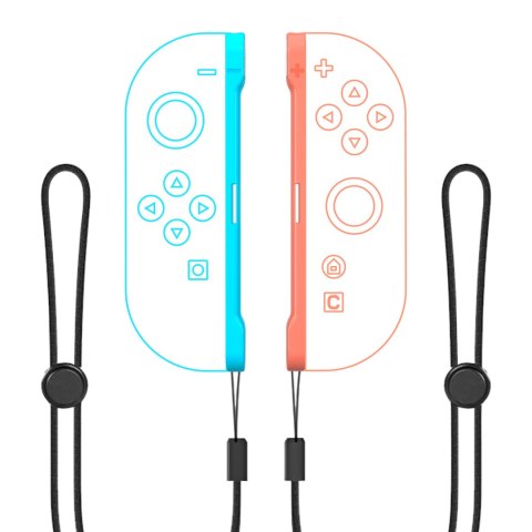 Zestaw akcesoriów rodzinnych 23w1 do konsoli Nintendo Switch 2 - pomarańczowy i niebieski