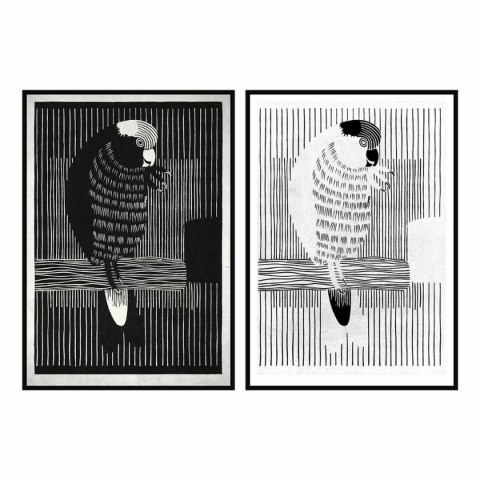 Obraz DKD Home Decor (2 Sztuk) (Odnowione B)