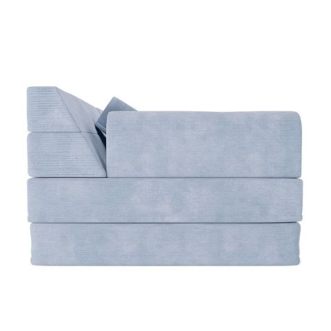 Designerska modułowa kanapa dziecięca 150 cm, jasnoniebieska